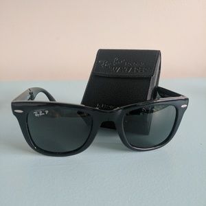 Ray ban polarized folding wayfarer